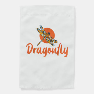 Colorful Dragonfly - Comic Style Dragonfly T-Shirt Garden Flag