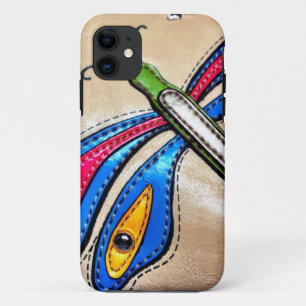 Colorful Dragonfly Design iPhone 11 Case