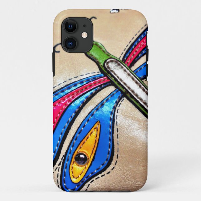 Colorful Dragonfly Design Case-Mate iPhone Case (Back)