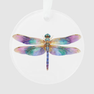 Colorful Dragonfly – Iridescent Nature Art Ornament