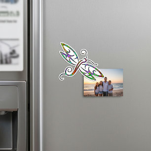 Colorful dragonfly magnet