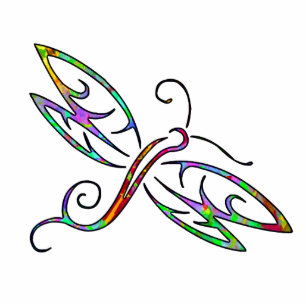 Colorful dragonfly magnet