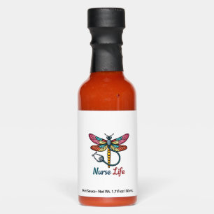 Colorful dragonfly Nurse life T-Shirt (1) Hot Sauces