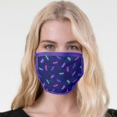 Colorful Dragonfly Pattern Face Mask (Worn Her)