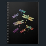 Colorful Dragonfly T-Shirt_4 Notebook<br><div class="desc">Colorful Dragonfly T-Shirt_4</div>