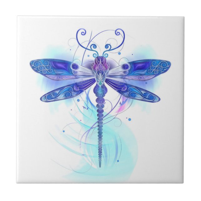 Colorful dragonfly  tiles (Front)