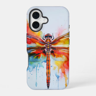 Colorful Dragonfly Watercolor Phone Case