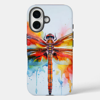 Colorful Dragonfly Watercolor Phone Case