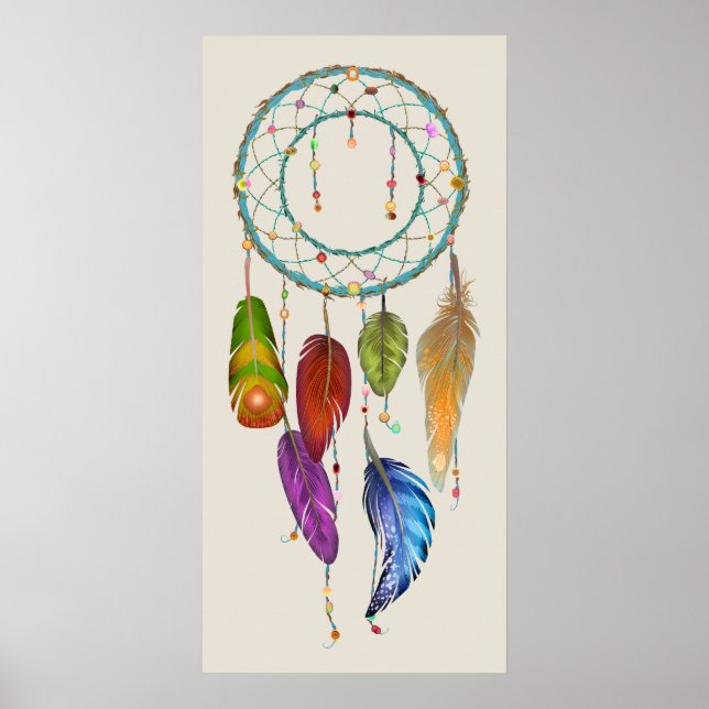 Colorful Dream Catcher Poster (Front)