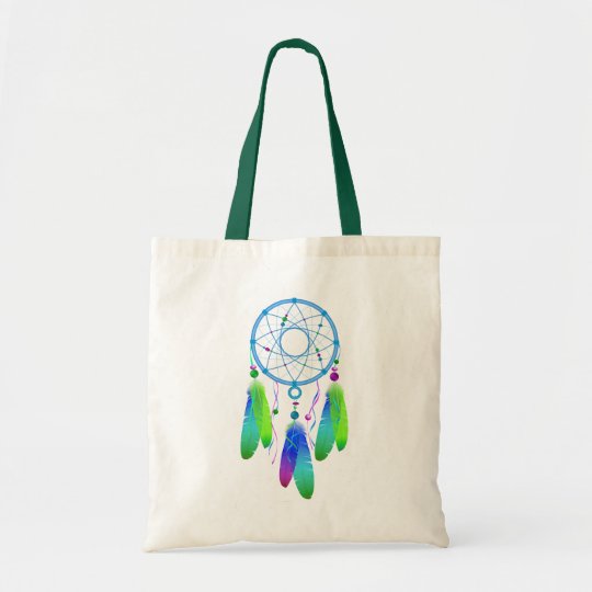 blue dream catcher purses and totes