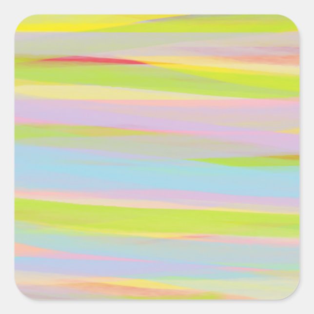 Colorful Dream Square Sticker (Front)