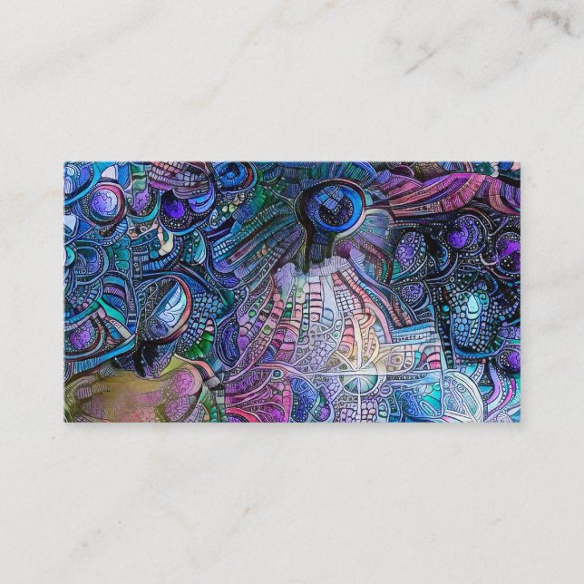 Colorful Dreams Business Card (Front)