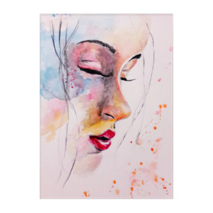 Colorful Dreams - Watercolor Painting Acrylic Print