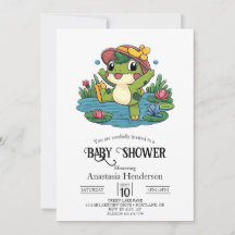 Colorful Dreamy Frog Baby Shower