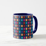 Colorful Dreidels: the Jewish Holiday of Hanukkah Mug<br><div class="desc">Cute and cheerful dreidels with the Hebrew letters nun, gimmel, hey, and shin, for the celebrations of the Jewish holiday of Hanukkah. Traditionally, during the holiday of Chanukah, children (and often adults) play a safe-hazard game with a dreidel (or sevivon in modern Hebrew). On the four walls there are the...</div>