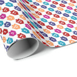Colorful Dreidels: the Jewish Holiday of Hanukkah Wrapping Paper<br><div class="desc">Cute and cheerful dreidels with the Hebrew letters nun, gimmel, hey, and shin, for the celebrations of the Jewish holiday of Hanukkah. Traditionally, during the holiday of Chanukah, children (and often adults) play a safe-hazard game with a dreidel (or sevivon in modern Hebrew). On the four walls there are the...</div>