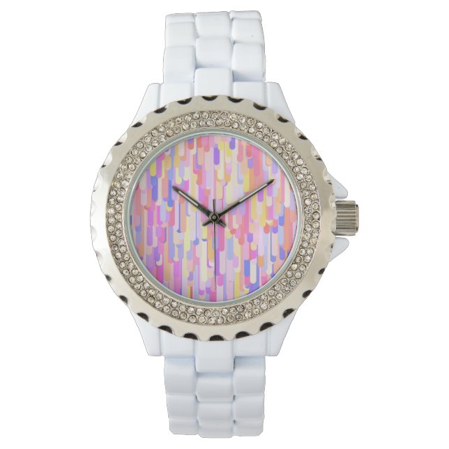 Colorful Drips  Watch (Front)