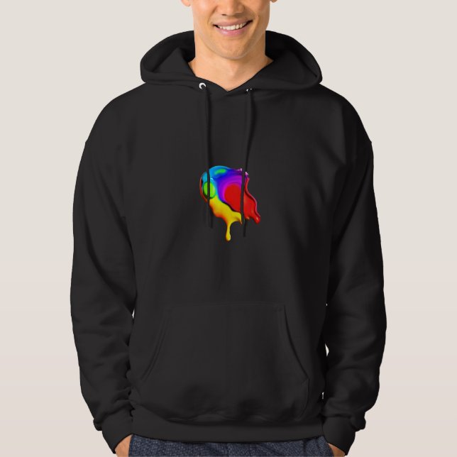 Colorful drop hoodie (Front)