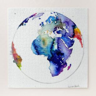 Colorful Earth Jigsaw Puzzle
