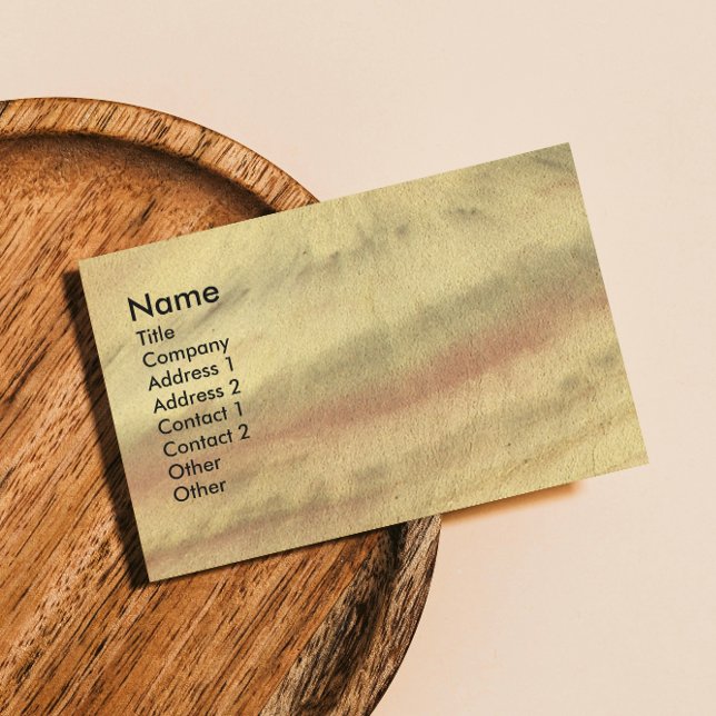 Colorful Earth Textures Business Card (In Situ)