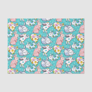 Colorful Easter Bunnies Tissue Paper