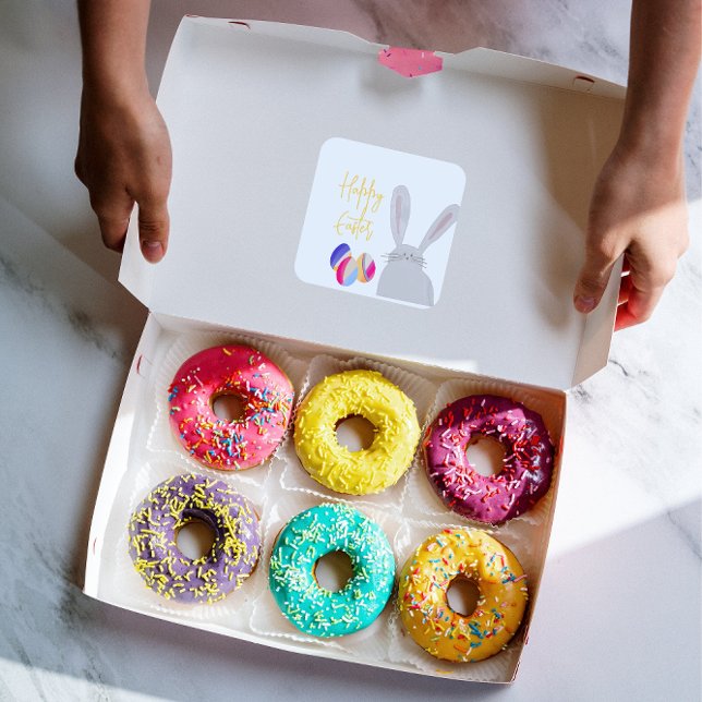 Colorful Easter Bunny Sticker (Creator Uploaded)