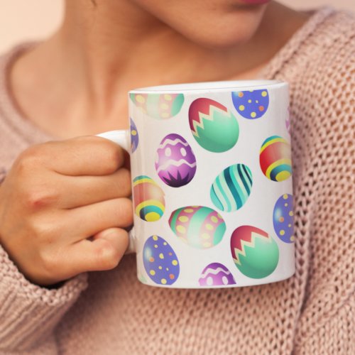 Colorful Easter Decorated Egg Modern Cute Coffee Mug