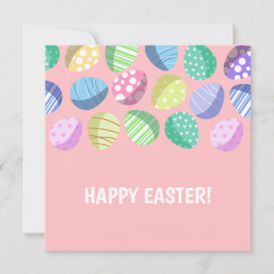 Colorful Easter Egg Holiday Card