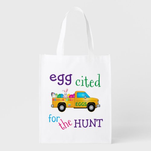 Colorful Easter Egg Hunt Bag