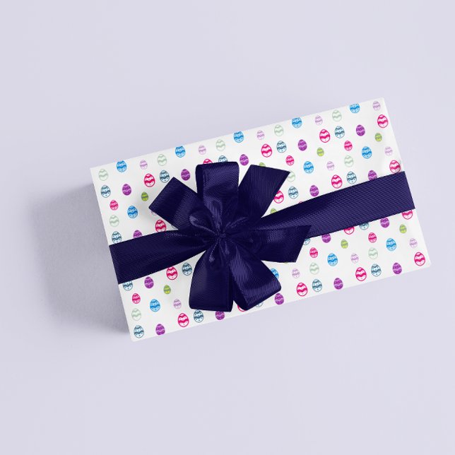 Colorful Easter Egg Pattern Wrapping Paper Sheets (Creator Uploaded)