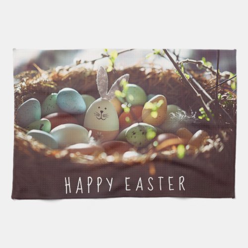 Colorful Easter Egg Pictures Easter Egg Day Cute Kitchen Towel