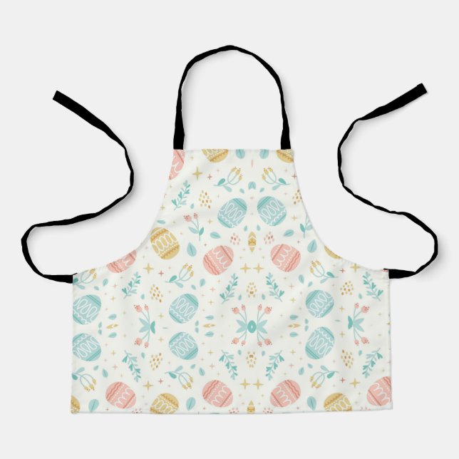 Colorful Easter Eggs  Apron (Front)