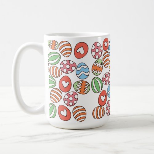 Colorful Easter Eggs Coffee Mug