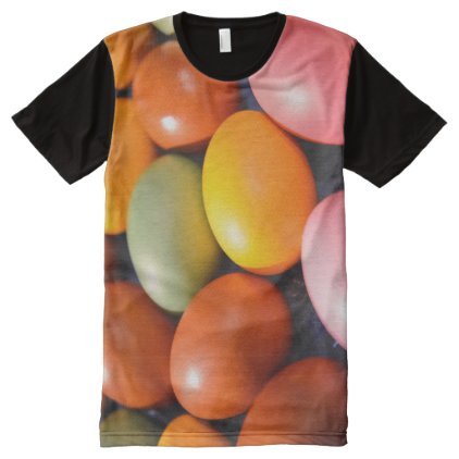 Colorful Easter Eggs Custom Photo All-Over-Print Shirt