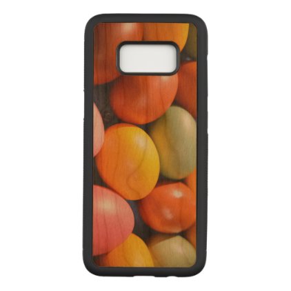 Colorful Easter Eggs Custom Photo Carved Samsung Galaxy S8 Case
