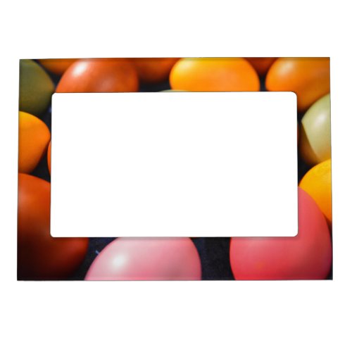 Colorful Easter Eggs Custom Photo Magnetic Frame