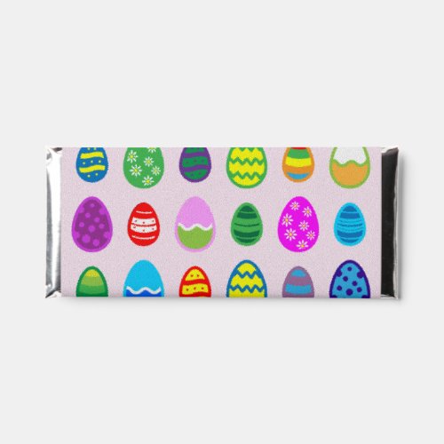 Colorful Easter Eggs Hershey Bar Favors