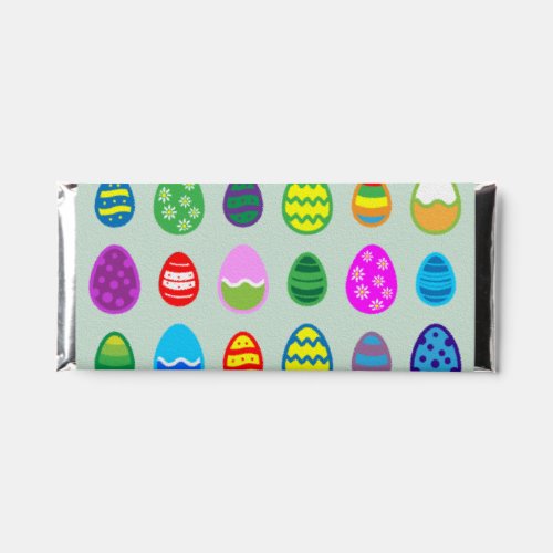 Colorful Easter Eggs Hershey Bar Favors