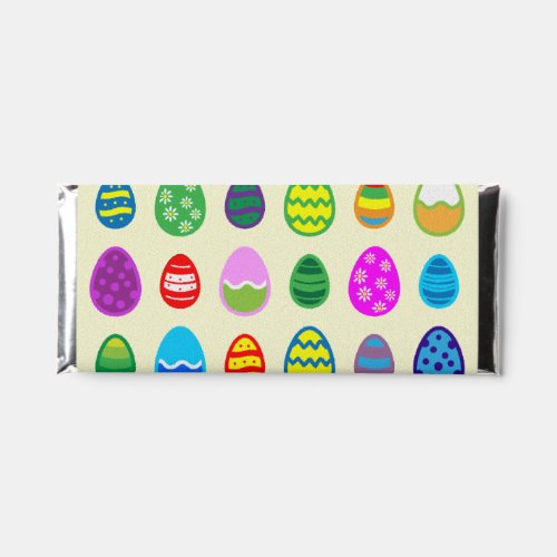 Colorful Easter Eggs Hershey Bar Favors