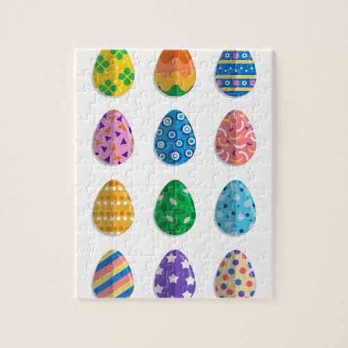 Colorful Easter Eggs Jigsaw Puzzle