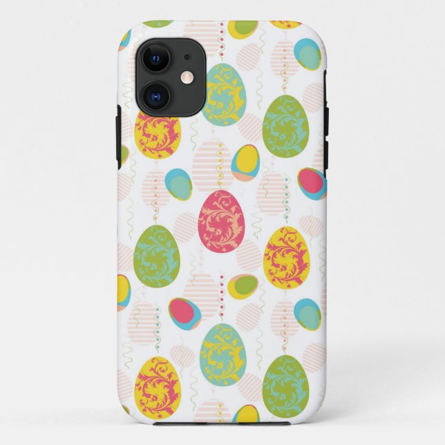 Colorful Easter Eggs Pattern Case-Mate iPhone Case (Back)