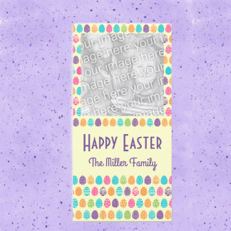 Colorful Easter Eggs photo Holiday Card
