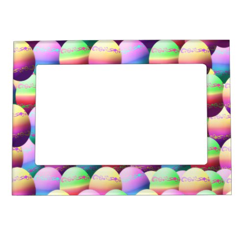 Colorful Easter Eggs Picture Frame