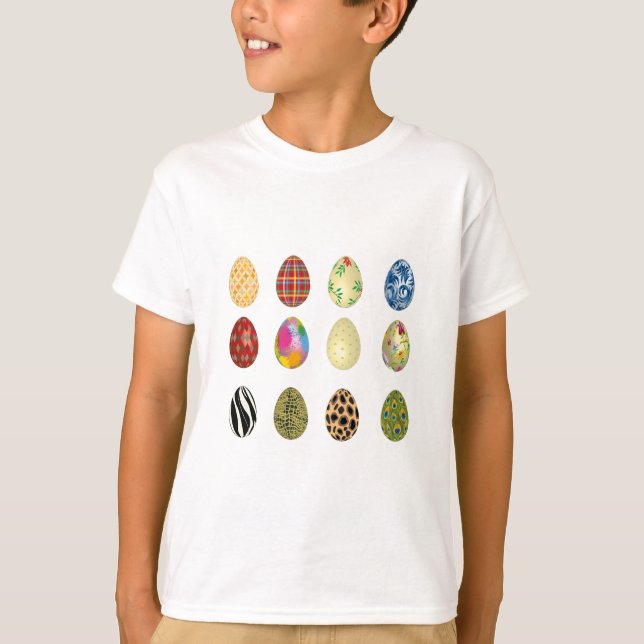 colorful easter eggs T-Shirt (Front)