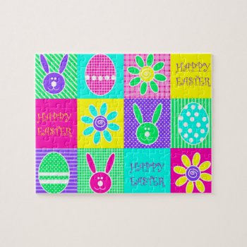 Colorful Easter Jigsaw Puzzle by 85leobar85 at Zazzle