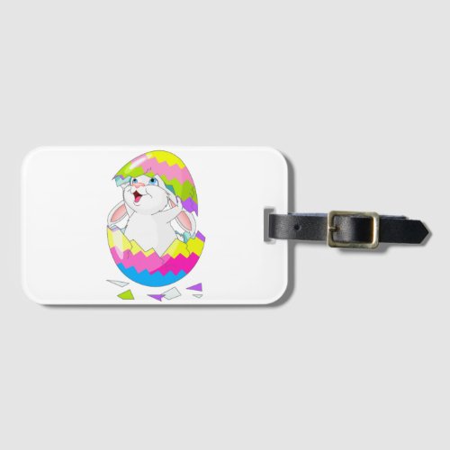 Colorful Easter Market Luggage Tag