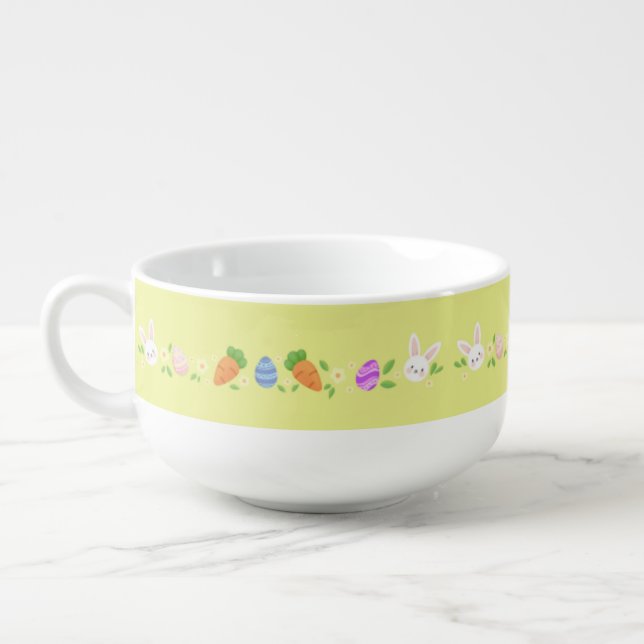 Colorful Easter Soup Bowl (Right)