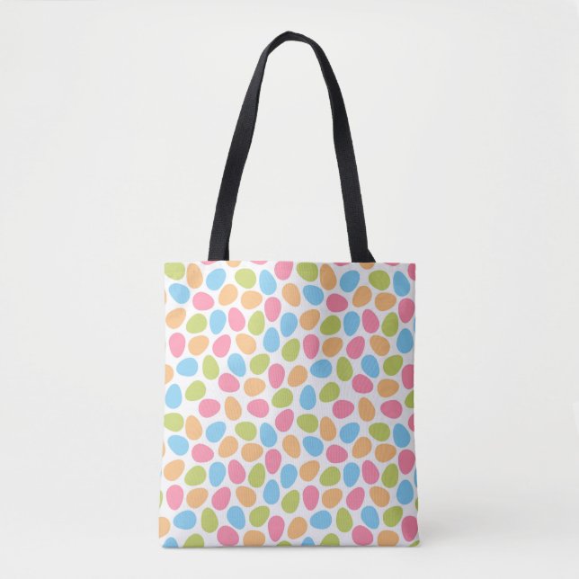 Colorful Easter Tote Bag (Front)