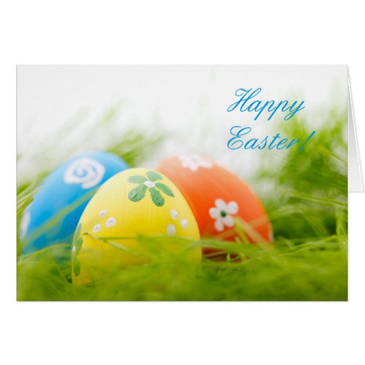 Colorful Easter's eggs Cards (Front Horizontal)