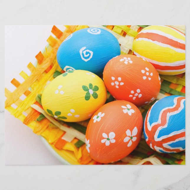 Colorful Easter's eggs Flyer (Front)